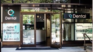 O2 Dental office interior - dentist in Downtown Vancouver on West Georgia Street